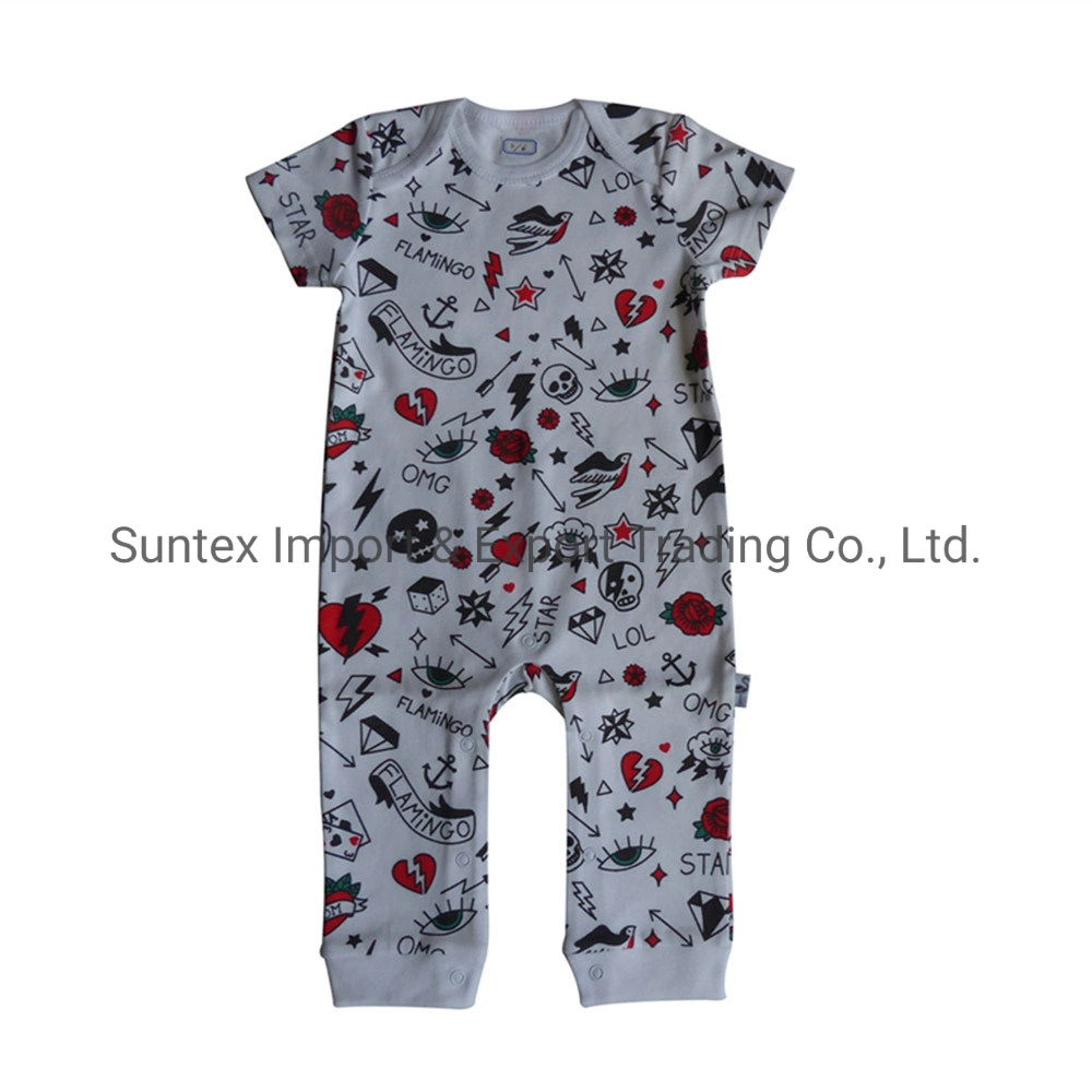 Wholesale Newborn Clothing 100% Cotton Baby Boy Romper