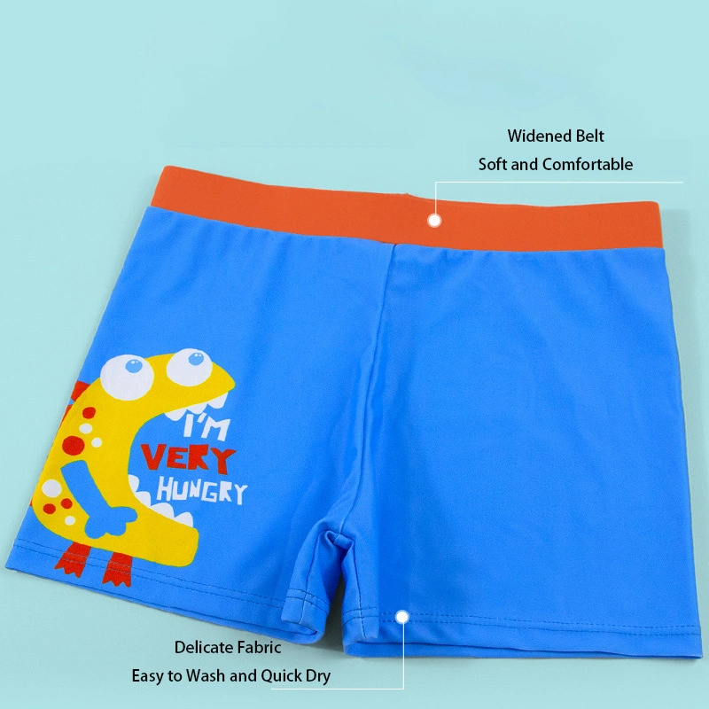 New Cartoon Swimming Pants for Boys Children′s Swimwear Swimming Shorts