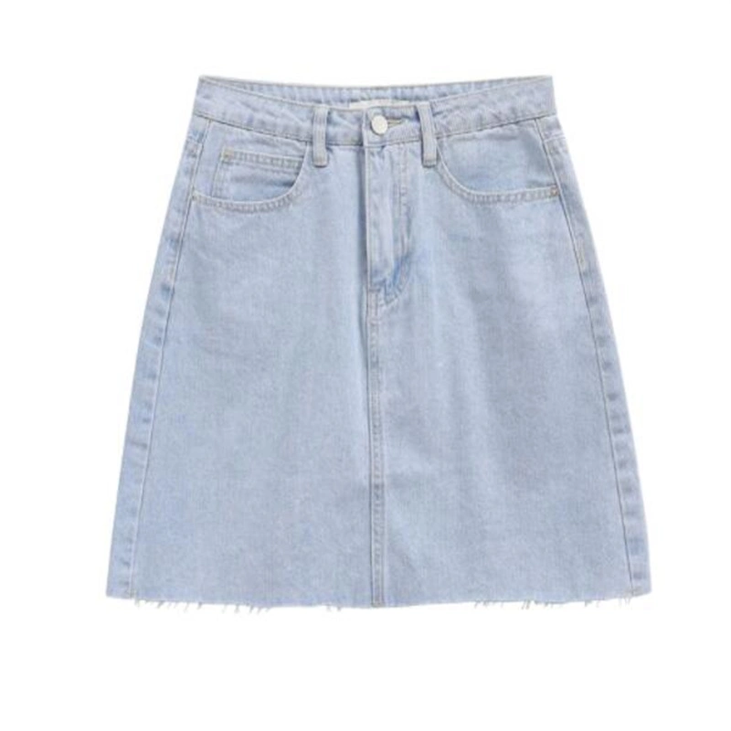 Summer Ladies High Waist Girls Multicolor Denim Jean Skirts