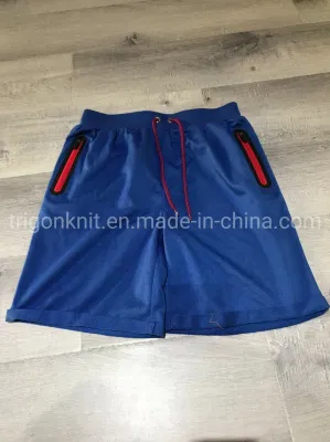 Novos shorts estampados em tecido de algodão/poliéster para roupas de meninos adolescentes