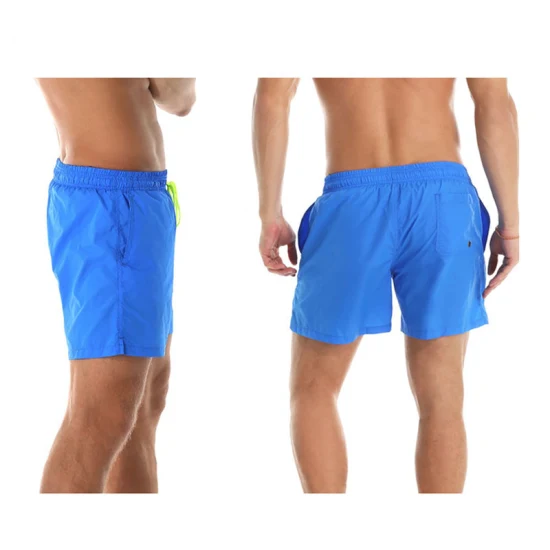 Fábrica OEM Design Personalizado Leve Secagem Rápida Mens Summer Beach Swim Surf Board Shorts com fecho de cordão para menino masculino masculino maiô